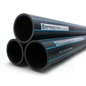 HDPE Pipes PE 100 Pressure 12.5 Bar Outside Diameter 315 mm Thickness 23.2 mm Black | NEPROPLAST