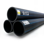 مواسير HDPE PE 100 ضغط 12.5 بار قطر خارجي 450 مم سمك 33.1 مم لون أسود | نيبروبلاست