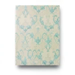 Italian Wall Decoration 10m x 0.73m Beige and Turquoise
