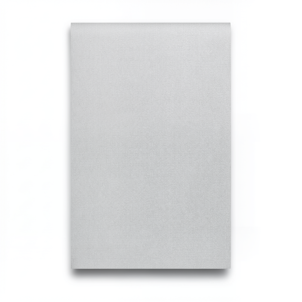 Italian Wallpaper Plain Design 10x1.06 m Light Gray