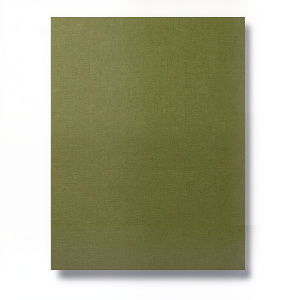 German Wallpaper Plain Design 10 x 0.53 m Olive Color