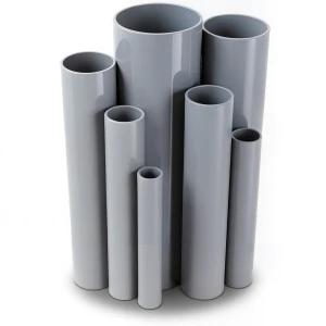 UPVC Pipes Nominal Pressure 10 Bar Outside Diameter 40 mm Thickness 1.9 mm Gray