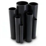 مواسير UPVC ضغط 10 بار قطر خارجي 40 مم سمك 1.9 مم لون أسود