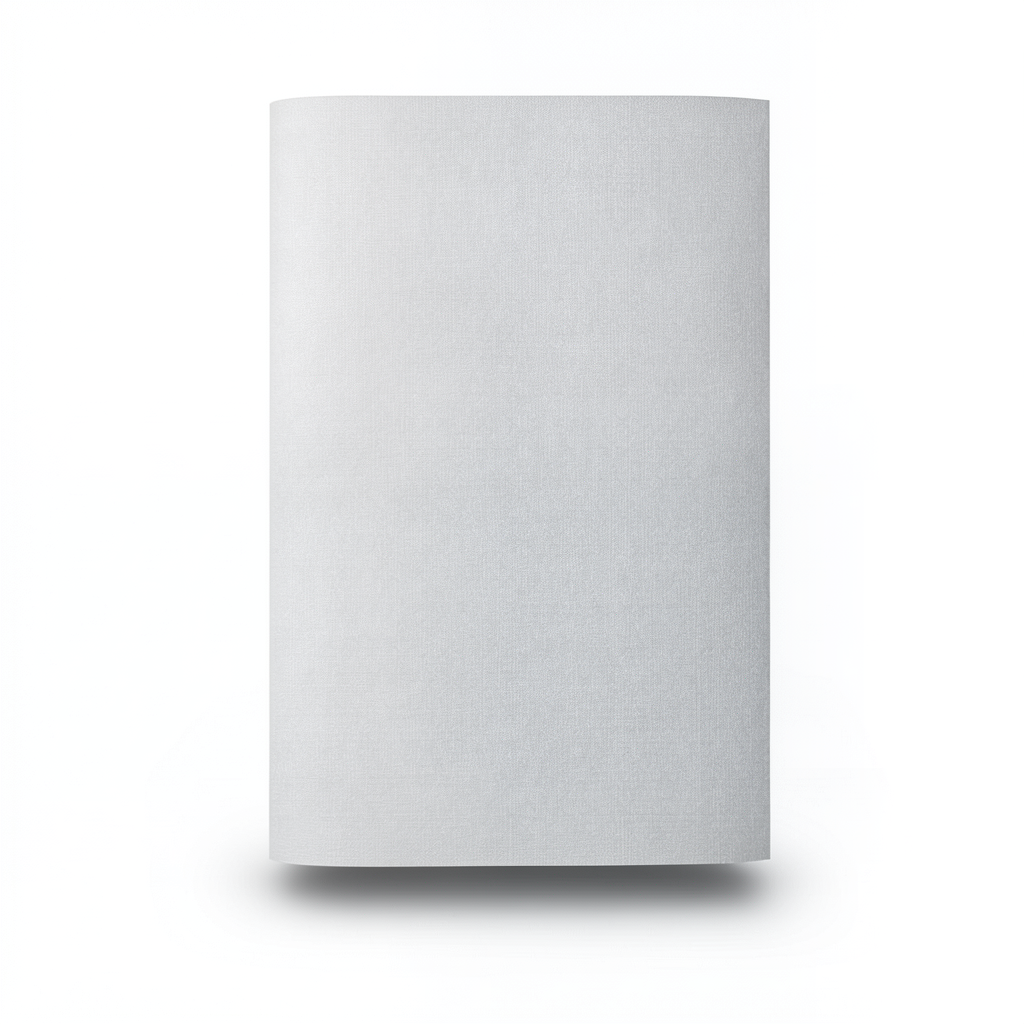 Italian Wallpaper Plain Design 10x1.06 m Light Gray