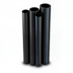 مواسير HDPE نيبروبلاست PE 100 ضغط 4 بار قطر خارجي 400 مم سمك 9.8 مم لون اسود