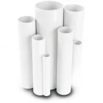 مواسير UPVC ضغط 21 بار قطر خارجي 60.2 مم سمك 5.5 مم لون أبيض
