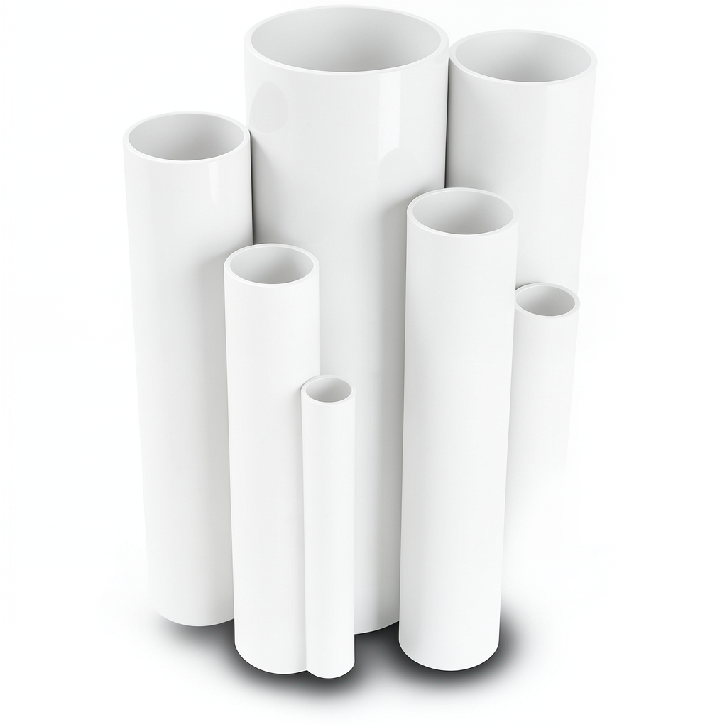 مواسير UPVC ضغط 21 بار قطر خارجي 60.2 مم سمك 5.5 مم لون أبيض
