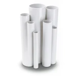 مواسير UPVC ضغط 21 بار قطر خارجي 60.5 مم سمك 6.3 مم أبيض