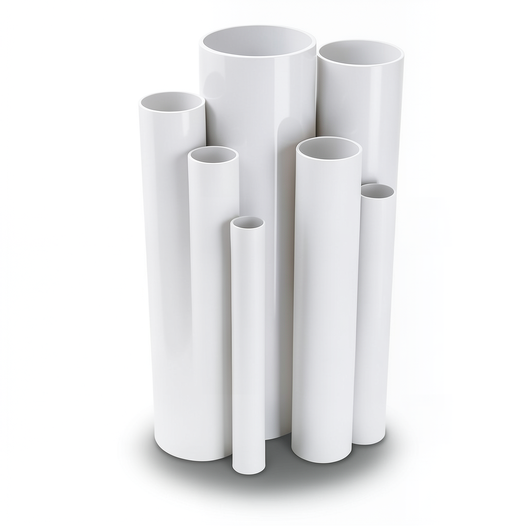 UPVC Pipes 21 Bar Pressure 60.5 mm Diameter 6.3 mm Thickness White