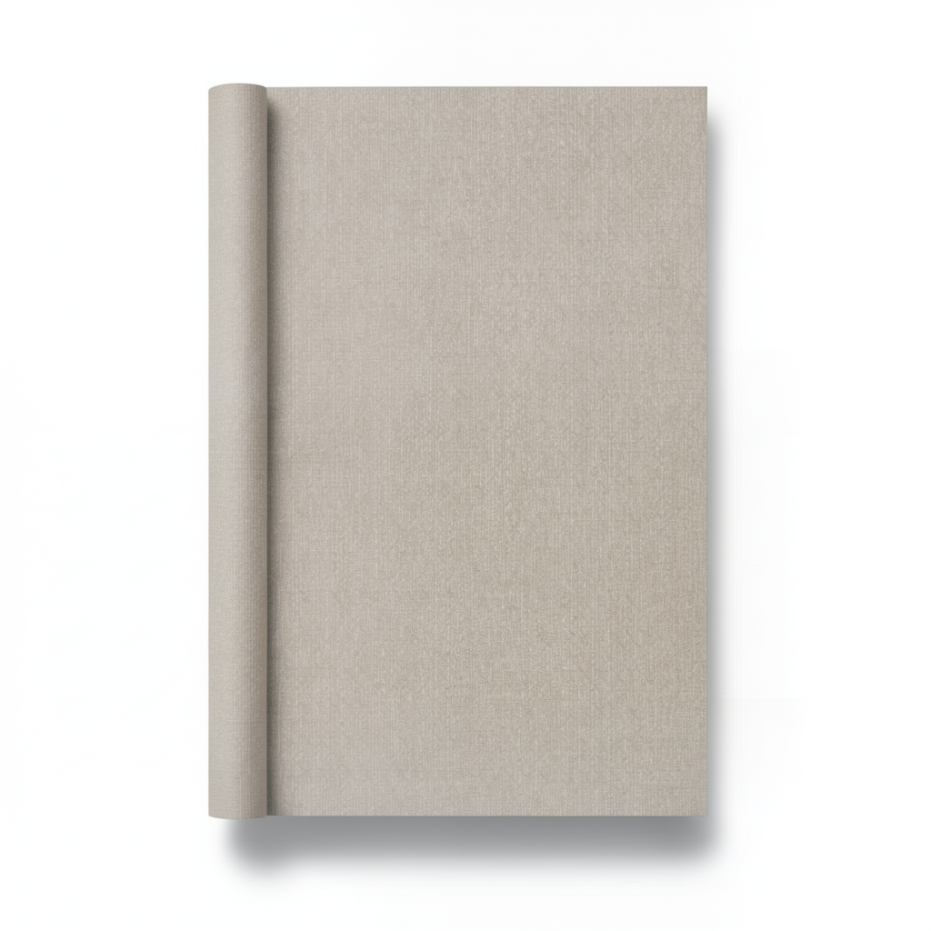 Plain Italian Wallpaper Light Brown, Size 10x1.06 m, Model 97221