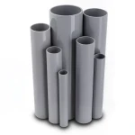 UPVC Pipes Outside Diameter 33.40 mm Thickness 1.52 mm Gray