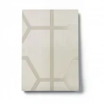 Geometric Wall Covering, Length 10 m, Beige Color, Model Z80030