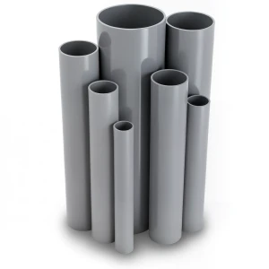 UPVC Pipes Nominal Pressure 12 Bar Outside Diameter 75.3 mm Thickness 4.5 mm Gray
