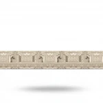 ورق جدران ايطالي بيج تصميم نقشات ، مقاس 10 م×0.70 م، موديل 14146