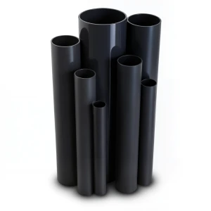 UPVC Pipes Pressure 12 Bar Outside Diameter 75.3 mm Thickness 4.5 mm Black