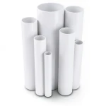 مواسير UPVC ضغط اسمي 25 بار قطر خارجي 48.4 مم سمك 5.9 مم لون أبيض