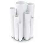مواسير UPVC ضغط 21 بار قطر خارجي 60.2 مم سمك 5.5 مم لون أبيض