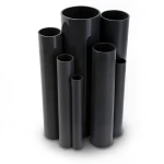 مواسير UPVC ضغط 21 بار قطر خارجي 60.2 مم سمك 5.5 مم لون اسود