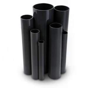 UPVC Pipes 21 Bar Pressure 60.2 mm Diameter 5.5 mm Thickness Black