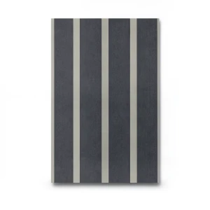 German Striped Wall Covering 10m x 0.53m Dark Gray, Model 467055