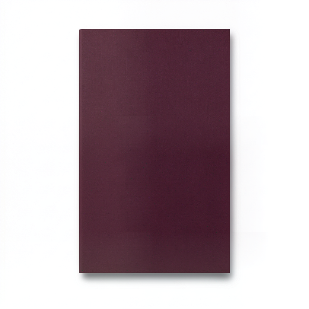 Plain Design Wallpaper 10x1.06 m Burgundy Color, Model 97208