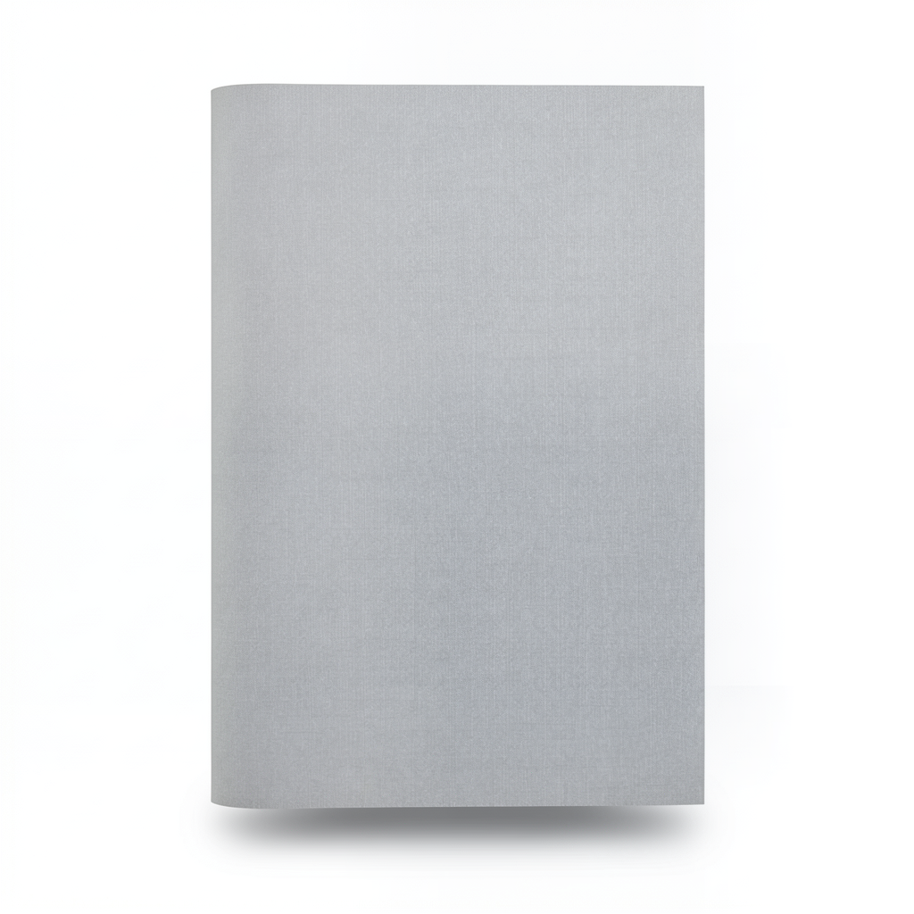 Plain Italian Wallpaper 10x1.06 m, Gray Color