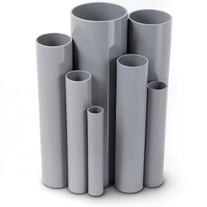 UPVC Pipes Nominal Pressure 10 Bar Outside Diameter 40 mm Thickness 1.9 mm Gray