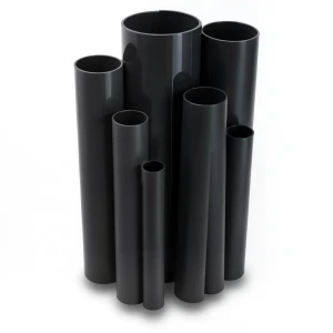 مواسير UPVC ضغط 10 بار قطر خارجي 40 مم سمك 1.9 مم لون أسود