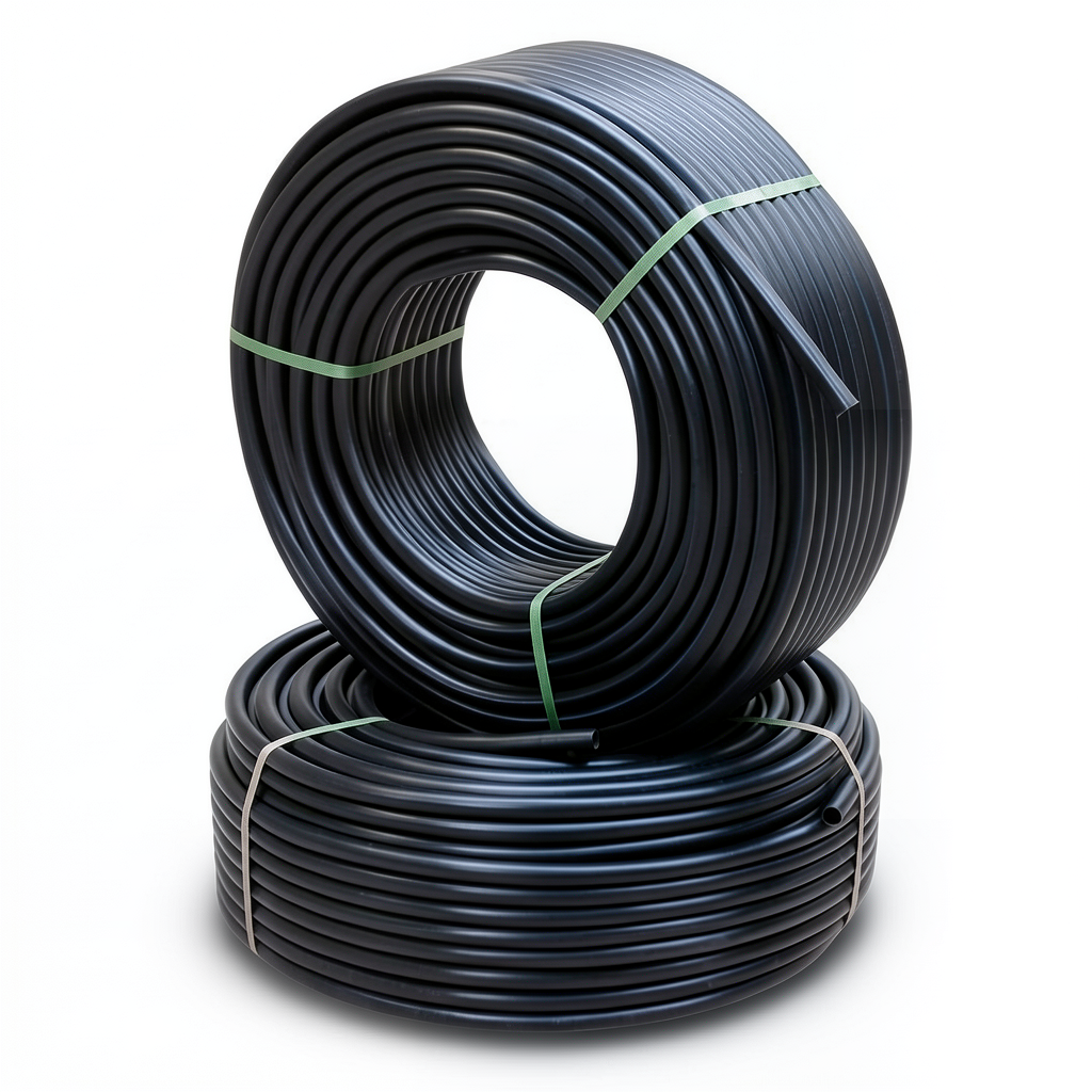Al-Rajhi HDPE Pipes Pressure 12.2 kgf/cm² ¾ Inch Diameter 2.9 mm Thickness Black