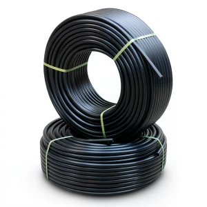 أنابيب HDPE ضغط 12.2 كجم قوة / سم² مقاس 1 إنش سمك 3.7 مم لون أسود