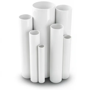 UPVC Pipes 6 Bar Pressure 88.7 mm Diameter 2.9 mm Thickness White