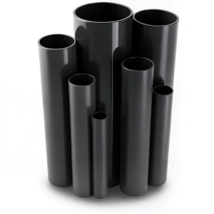 مواسير UPVC ضغط اسمي 10 بار قطر خارجي 63 مم سمك 3 مم لون أسود