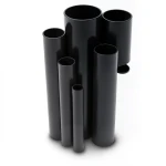 مواسير UPVC ضغط اسمي 6 بار قطر خارجي 40 مم سمك 1.8 مم لون أسود