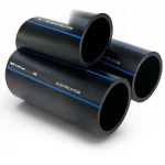 أنابيب HDPE السعودي PE 100 ضغط 10 بار قطر خارجي 90 مم سمك 5.4 مم لون اسود
