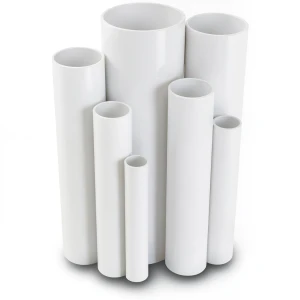 مواسير UPVC ضغط 21 بار قطر خارجي 60.2 مم سمك 5.5 مم لون أبيض