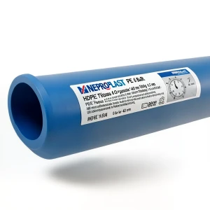 مواسير HDPE PE 100 ضغط 6 بار قطر خارجي 400 مم سمك 14.5 مم لون أزرق | نيبروبلاست