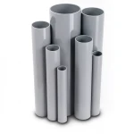 UPVC Pipes 21 Bar Pressure 60.2 mm Diameter 5.5 mm Thickness Gray