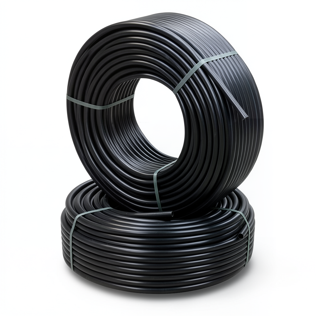 HDPE Pipes Pressure 12.2 kgf/cm² Size 1 ¼ inch Thickness 6.8 mm Black