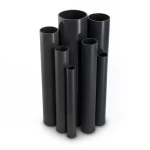 UPVC Pipes 21 Bar Pressure 60.2 mm Diameter 5.5 mm Thickness Black