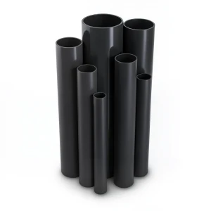 مواسير UPVC ضغط 21 بار قطر خارجي 60.2 مم سمك 5.5 مم لون اسود