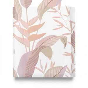 German Wall Covering 10×0.53 m Multicolor, Leaf-Patterned Design