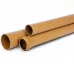  UPVC Pipes  Al-Rajhi  Outside Diameter 315 mm Thickness 7.7 mm Golden Brown Colour