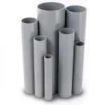 UPVC Pipes Nominal Pressure 21 Bar Outside Diameter 60.5 mm Thickness 6.3 mm Gray