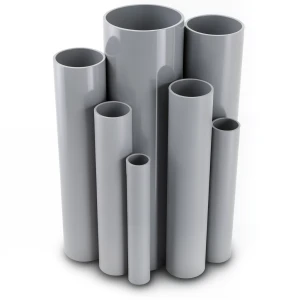مواسير UPVC قطر خارجي 88.90 مم سمك 3 مم لون رمادي