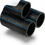 أنابيب HDPE السعودي PE 100 ضغط 10 بار قطر خارجي 125 مم سمك 7.4 مم لون اسود
