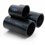 SPS HDPE Pipe PE 100 Pressure 6 Bar Outside Diameter 140 mm Thickness 5.4 mm Black Color