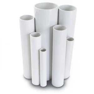 مواسير UPVC ضغط 6 بار قطر خارجي 88.7 مم سمك 2.9 مم أبيض