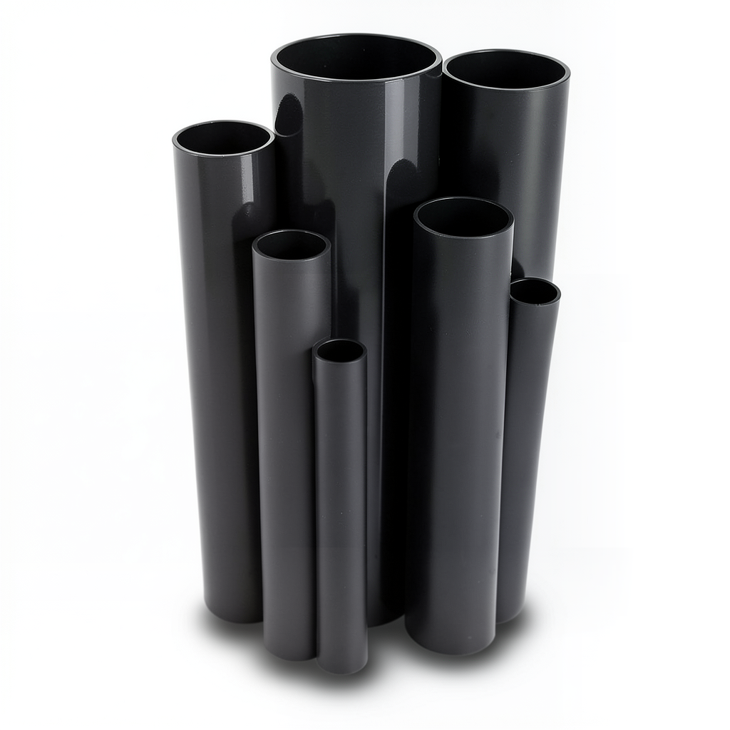 UPVC Pipes Pressure 6 Bar Outside Diameter 50 mm Thickness 1.8 mm Black