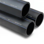 أنابيب HDPE السعودي PE 100 ضغط 16 بار قطر خارجي 90 مم سمك 8.2 مم لون اسود