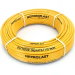 HDPE Pipes PE 100 Pressure 6 Bar Outside Diameter 110 mm Thickness 4.0 mm Yellow | NEPROPLAST